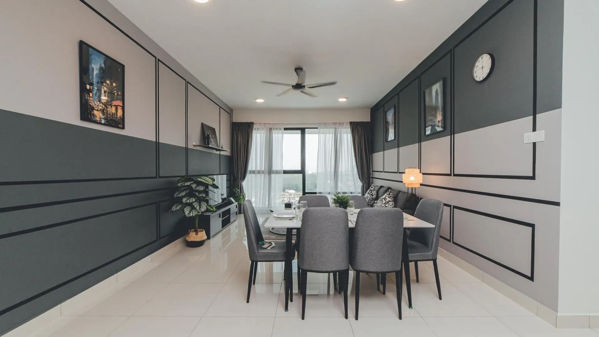 Mosaic Lush Grey Nest 3Br 8Pax W Bathtub Near Midvalley Τζόχορ Μπάχρου
